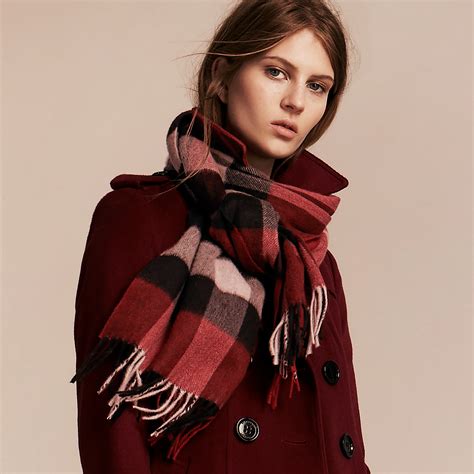 burberry black and red check scarf|burberry giant check print scarf.